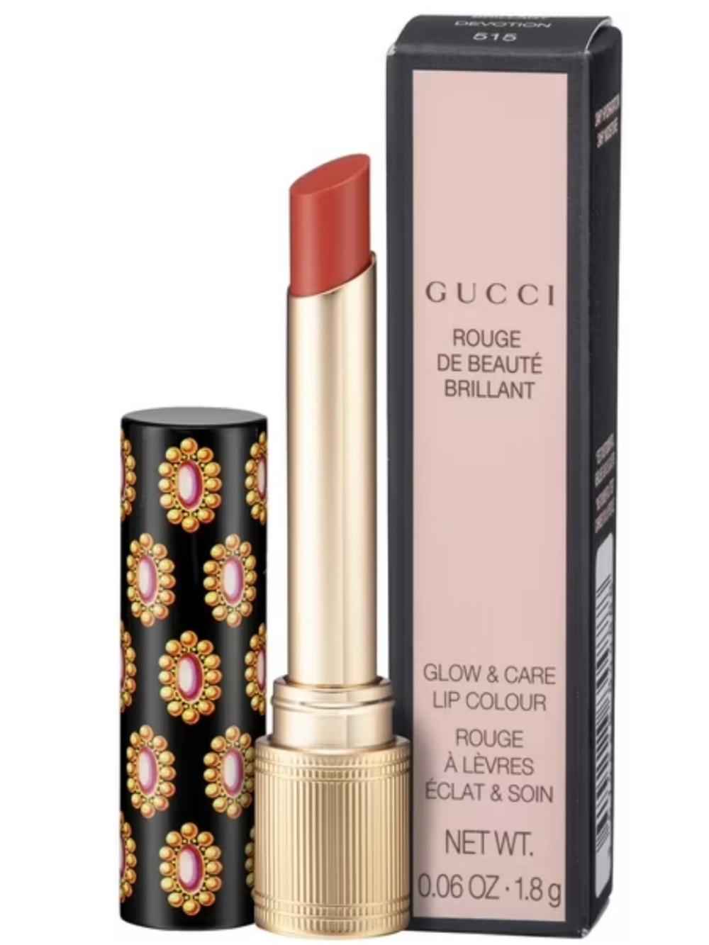 NIB ♥️💋Gucci Limited EditionLipstick Rouge de Beauté Brillant 
Devotion 515, NIB